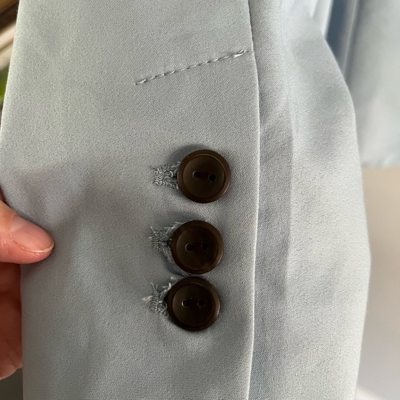 Philosophy Blazer- Baby Blue, Ladies Size 12 - Picture 3 of 7